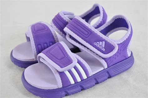 adidas purple sandals.